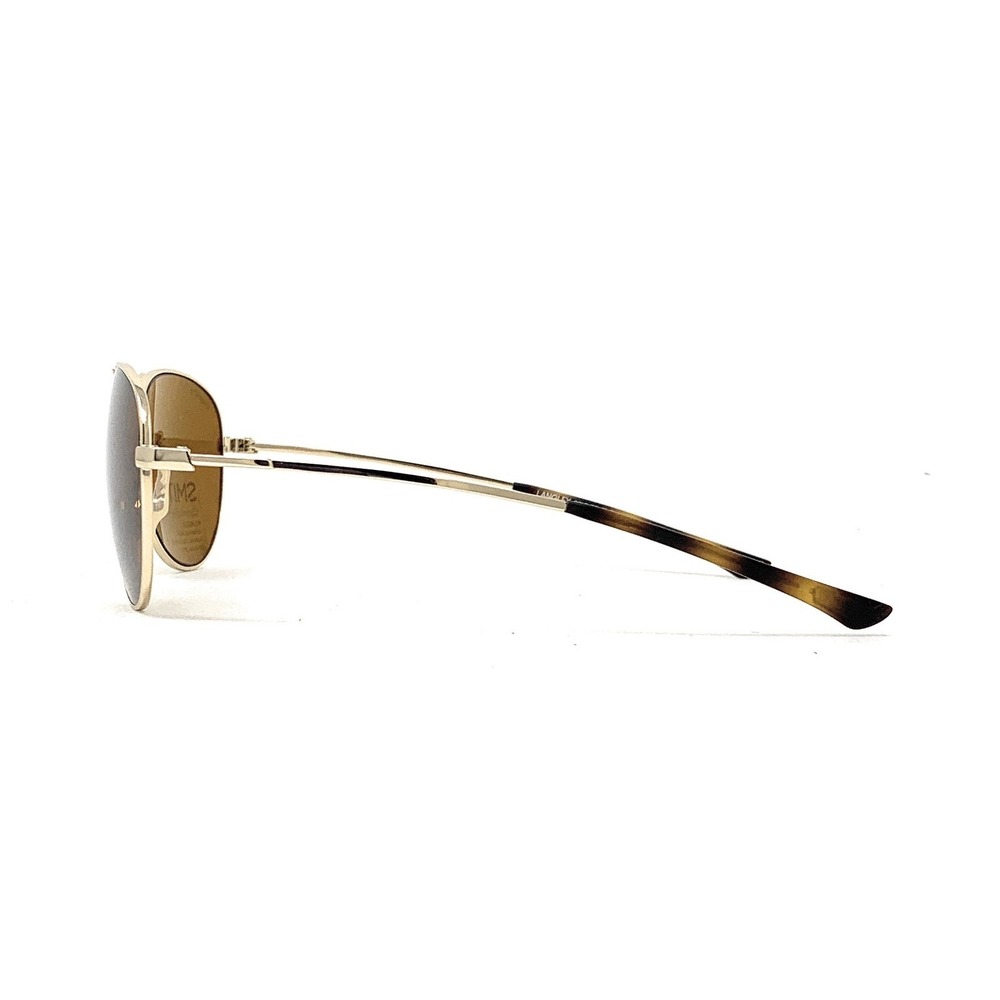 SMITH Pilot Unisex Sunglasses Langley Gold J5G Polarized Brown CHROMAPOP 60mm - Picture 4 of 7